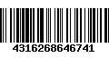 Código de Barras 4316268646741