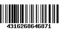 Código de Barras 4316268646871