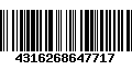 Código de Barras 4316268647717