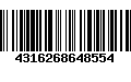 Código de Barras 4316268648554