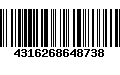 Código de Barras 4316268648738