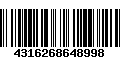 Código de Barras 4316268648998