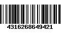 Código de Barras 4316268649421