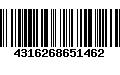 Código de Barras 4316268651462