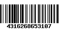 Código de Barras 4316268653107