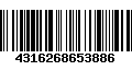 Código de Barras 4316268653886