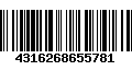 Código de Barras 4316268655781