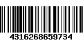 Código de Barras 4316268659734