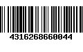 Código de Barras 4316268660044