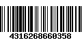 Código de Barras 4316268660358