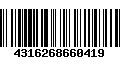 Código de Barras 4316268660419