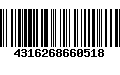 Código de Barras 4316268660518