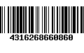 Código de Barras 4316268660860