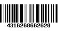 Código de Barras 4316268662628