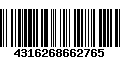 Código de Barras 4316268662765