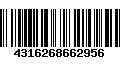 Código de Barras 4316268662956