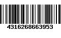 Código de Barras 4316268663953