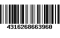 Código de Barras 4316268663960