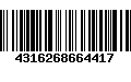 Código de Barras 4316268664417