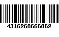 Código de Barras 4316268666862