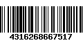 Código de Barras 4316268667517