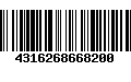 Código de Barras 4316268668200