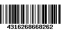 Código de Barras 4316268668262