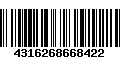 Código de Barras 4316268668422