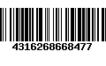 Código de Barras 4316268668477