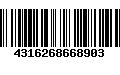 Código de Barras 4316268668903