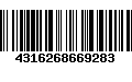 Código de Barras 4316268669283