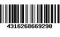 Código de Barras 4316268669290