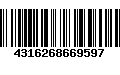 Código de Barras 4316268669597