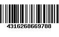 Código de Barras 4316268669788