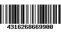 Código de Barras 4316268669900