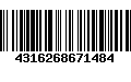 Código de Barras 4316268671484