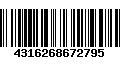 Código de Barras 4316268672795