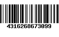 Código de Barras 4316268673099