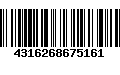 Código de Barras 4316268675161