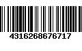 Código de Barras 4316268676717