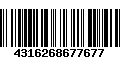 Código de Barras 4316268677677