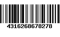 Código de Barras 4316268678278