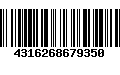 Código de Barras 4316268679350