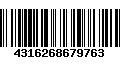 Código de Barras 4316268679763