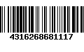 Código de Barras 4316268681117