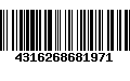 Código de Barras 4316268681971