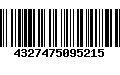 Código de Barras 4327475095215