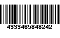 Código de Barras 4333465848242