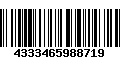 Código de Barras 4333465988719