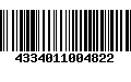 Código de Barras 4334011004822